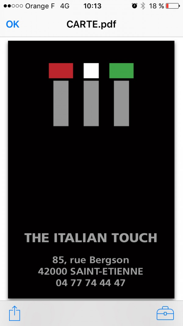 THE ITALIAN TOUCH
